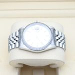 Rolex Datejust 36 16220 (1989) - Zilver wijzerplaat 36mm Staal (3/7)