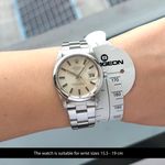 Rolex Oyster Perpetual Date 15000 (1982) - Silver dial 34 mm Steel case (2/8)