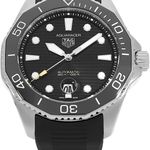 TAG Heuer Aquaracer 300M WBP201A.FT6197 (2024) - Black dial 43 mm Steel case (2/5)