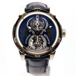 Louis Moinet Memoris LM1470 (Onbekend (willekeurig serienummer)) - Blauw wijzerplaat 47mm Witgoud (3/4)