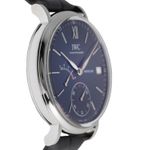 IWC Portofino Hand-Wound IW510106 (Unknown (random serial)) - Blue dial 45 mm Steel case (7/8)