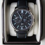 Glashütte Original Senator Chronograph Panorama Date 1-37-01-03-02-35 (2024) - Black dial 41 mm Steel case (1/4)