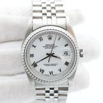 Rolex Datejust 36 16220 (Onbekend (willekeurig serienummer)) - Wit wijzerplaat 36mm Staal (3/7)