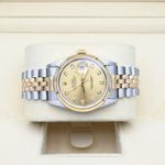 Rolex Datejust 36 16233 (1995) - Champagne wijzerplaat 36mm Goud/Staal (6/7)