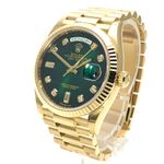 Rolex Day-Date 36 128238 (2022) - Green dial 36 mm Yellow Gold case (3/8)