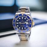 Rolex Submariner Date 116613LB (2017) - Blue dial 40 mm Gold/Steel case (1/6)