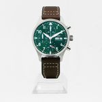 IWC Pilot Chronograph IW388103 (2024) - Groen wijzerplaat 41mm Staal (1/1)