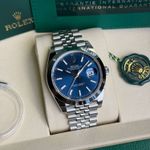 Rolex Datejust 41 126300 (2025) - Blue dial 41 mm Steel case (3/7)