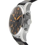 IWC Pilot Chronograph IW377730 (Onbekend (willekeurig serienummer)) - Zwart wijzerplaat 43mm Staal (6/8)