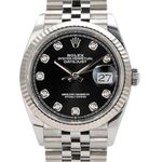 Rolex Datejust 36 126234 (2024) - Black dial 36 mm Steel case (1/8)