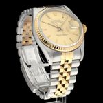 Rolex Datejust 36 16233 (1990) - Champagne dial 36 mm Gold/Steel case (5/8)