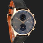 IWC Portuguese Chronograph IW371610 (2023) - Grey dial 41 mm Red Gold case (4/8)