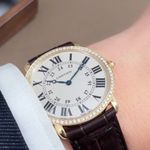 Cartier Ronde Louis Cartier WR000451 (2025) - Wit wijzerplaat 36mm Geelgoud (3/4)