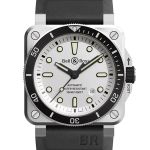 Bell & Ross BR 03-92 Steel BR0392-D-WH-ST/SRB - (2/3)