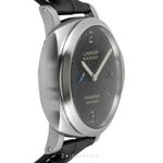 Panerai Luminor Marina 1950 3 Days Automatic PAM01312 (Onbekend (willekeurig serienummer)) - Zwart wijzerplaat 44mm Staal (6/8)
