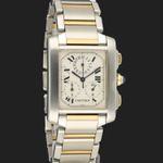 Cartier Tank Française 2303 (Unknown (random serial)) - White dial 28 mm Steel case (4/7)