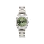 Rolex Oyster Perpetual 34 114200 (Unknown (random serial)) - Green dial 34 mm Steel case (4/4)