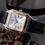 Cartier Santos Dumont W2SA0012 (Unknown (random serial)) - Silver dial 28 mm Steel case (2/8)