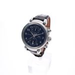 IWC Da Vinci Chronograph IW393402 (Unknown (random serial)) - Blue dial 42 mm Steel case (2/8)