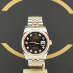 Rolex Datejust 36 116231 (2013) - Black dial 36 mm Gold/Steel case (1/7)