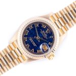 Rolex Lady-Datejust 69178 (1990) - Zwart wijzerplaat 26mm Geelgoud (1/8)