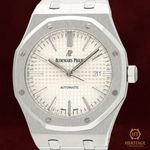 Audemars Piguet Royal Oak Selfwinding 15400ST.OO.1220ST.02 (2016) - Zilver wijzerplaat 41mm Staal (1/8)