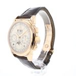 Patek Philippe Perpetual Calendar Chronograph 5270R (2017) - Silver dial 42 mm Rose Gold case (2/6)