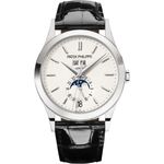 Patek Philippe Annual Calendar 5396G-011 (2024) - Zilver wijzerplaat 38mm Witgoud (1/8)