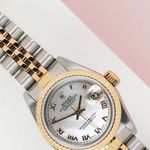 Rolex Lady-Datejust 69173 (1996) - Pearl dial 26 mm Gold/Steel case (3/7)