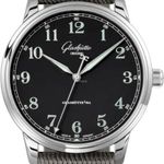 Glashütte Original Senator Excellence 1-36-01-03-02-66 (2024) - Zwart wijzerplaat 40mm Staal (1/8)