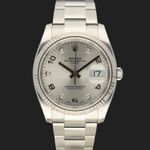 Rolex Oyster Perpetual Date 115234 (2018) - 34mm Staal (3/8)