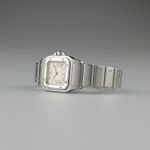 Cartier Santos 966930 (Unknown (random serial)) - White dial 25 mm Steel case (5/8)