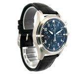 IWC Pilot Chronograph IW371701 (2009) - Zwart wijzerplaat 42mm Staal (4/8)