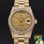 Rolex Day-Date 36 18388 (1991) - Champagne dial 36 mm Yellow Gold case (1/8)