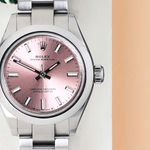 Rolex Oyster Perpetual 28 276200 (2021) - Roze wijzerplaat 28mm Staal (4/8)