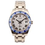 Rolex Pearlmaster 81349SA (2020) - Silver dial 34 mm White Gold case (1/6)