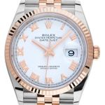 Rolex Datejust 36 126231 (2018) - White dial 36 mm Gold/Steel case (1/7)