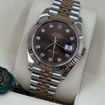 Rolex Datejust 41 126331 (Onbekend (willekeurig serienummer)) - Bruin wijzerplaat 41mm Staal (6/8)