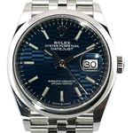 Rolex Datejust 36 126200 (2023) - Blue dial 36 mm Steel case (1/8)