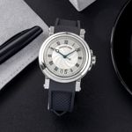 Breguet Marine 5817ST/12/SV0 (Unknown (random serial)) - Silver dial 39 mm Steel case (1/8)