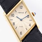 Cartier Tank Unknown (Onbekend (willekeurig serienummer)) - Wit wijzerplaat 33mm Geelgoud (3/8)