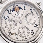 IWC Da Vinci Perpetual Calendar IW375803 (Unknown (random serial)) - Silver dial 42 mm Steel case (5/8)