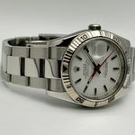 Rolex Datejust Turn-O-Graph 116264 (2005) - Wit wijzerplaat 36mm Staal (9/10)