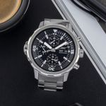 IWC Aquatimer Chronograph IW376804 (Unknown (random serial)) - Black dial 44 mm Steel case (1/8)