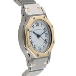 Cartier Santos 0907 (1990) - 25mm Goud/Staal (7/8)