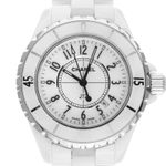 Chanel J12 H0968 (2017) - White dial 33 mm Ceramic case (1/8)