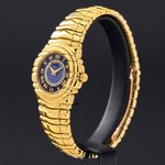 Piaget Tanagra 16031M401D (1996) - Blue dial 25 mm Yellow Gold case (4/8)