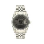 Rolex Datejust 36 16014 (1984) - Grey dial 36 mm Steel case (2/8)