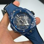 Hublot Big Bang Sang Bleu 418.EX.5107.RX.MXM21 (2024) - Transparant wijzerplaat 45mm Keramiek (4/5)