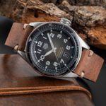 TAG Heuer Autavia WBE5114.FC8266 (Onbekend (willekeurig serienummer)) - Zwart wijzerplaat 42mm Staal (2/8)